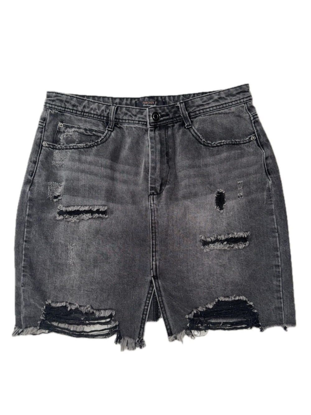 Forever 21 Black Denim skirt